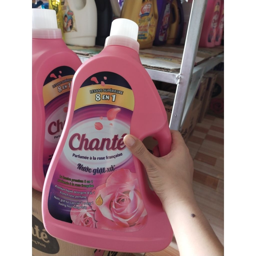 Can nước giặt xả Chante 3,1Kg