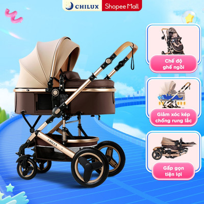 Xe đẩy nôi 2 chiều cho bé Chilux V1.6 - 9 tính năng tiện dụng cho mẹ và bé - có thể gấp gọn