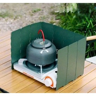Tấm Chắn Gió Bếp Dã Ngoại Gấp Gọn, thiết kế xếp lá,  Chống Gió Hiệu Quả, An Toàn Khi Nấu Ăn Ngoài Trời - SGTOOLS