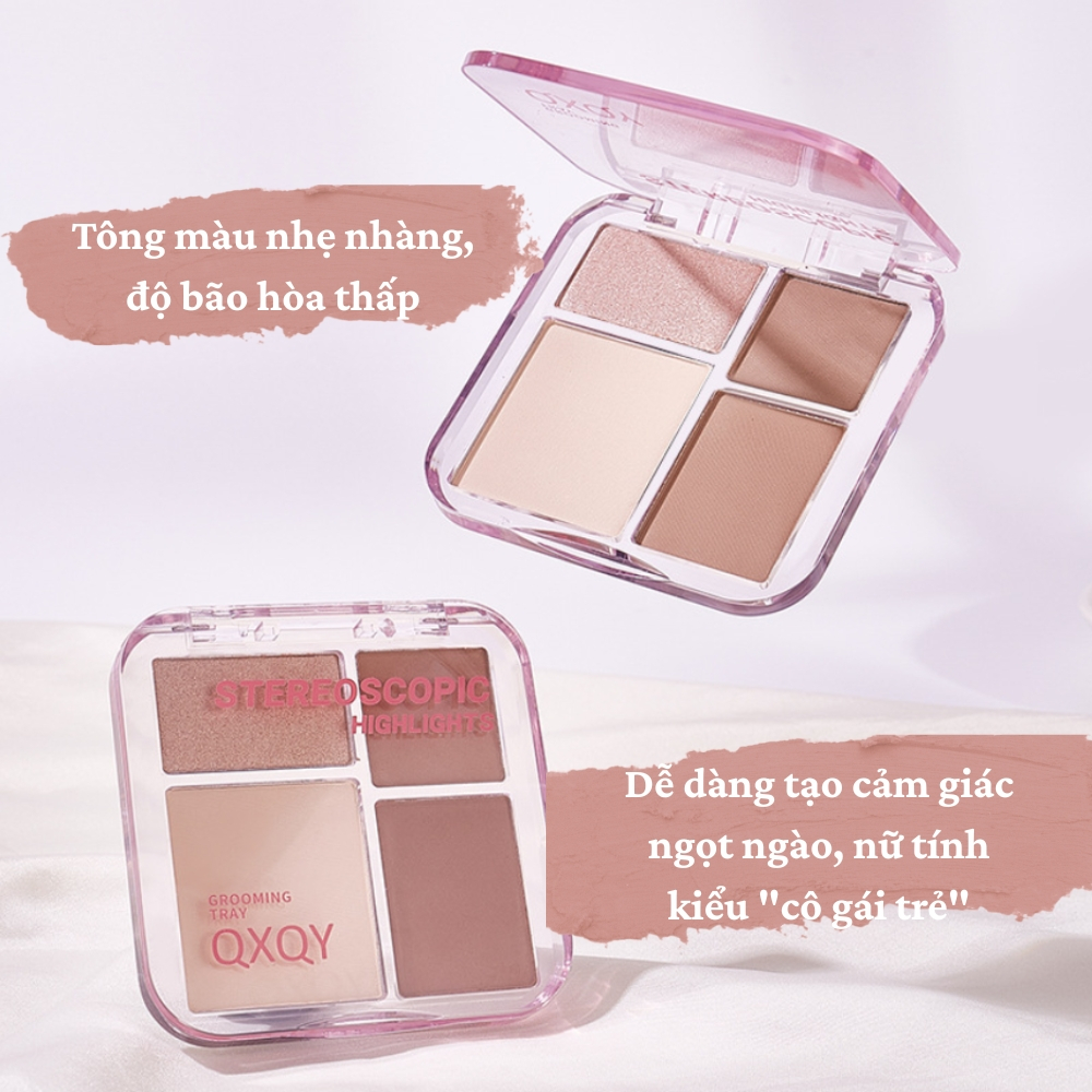 Ảnh 5 của Bảng phấn tạo khối và bắt sáng BEABIAI dễ tán, không lem, nâng tone da, chông thấm nước