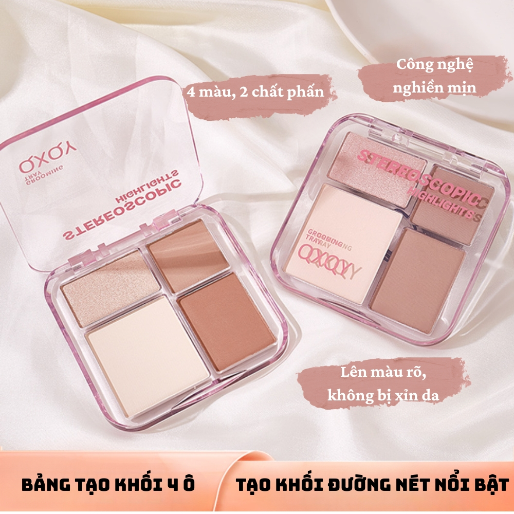 Ảnh 4 của Bảng phấn tạo khối và bắt sáng BEABIAI dễ tán, không lem, nâng tone da, chông thấm nước