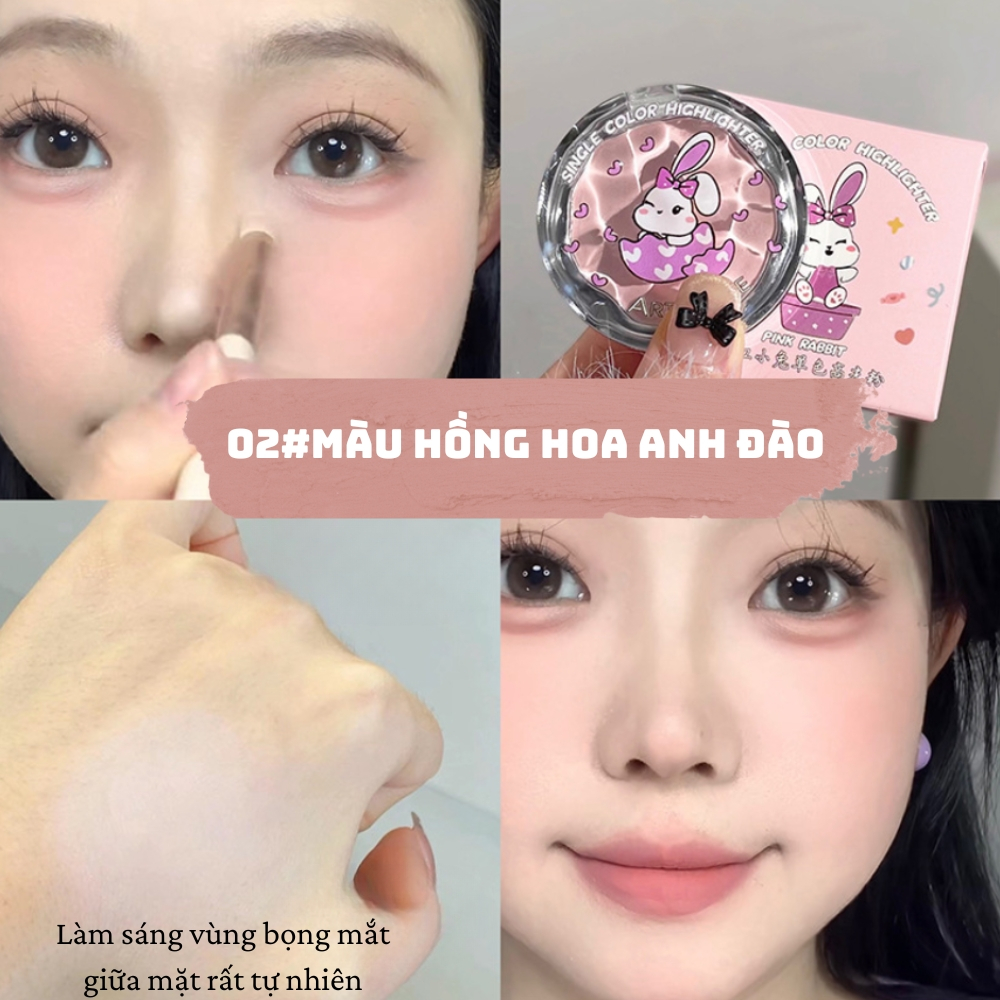 Ảnh 3 của Bảng phấn tạo khối và bắt sáng BEABIAI dễ tán, không lem, nâng tone da, chông thấm nước