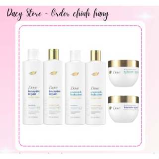  Bộ dầu gội dầu xả mặt nạ tóc Dove | Dưỡng ẩm – Mềm mượt 