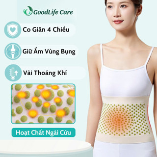 Đai Nịt Bụng Giữ Ấm Bụng GoodlifeCare Tinh Chất Ngải Cứu cho mùa Thu Đông Chất Dày Dặn, Nịt Bụng Giữ Ấm Cho Bạn Nữ