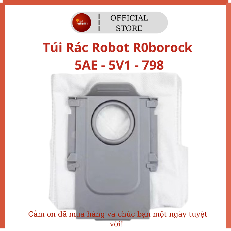 Túi rác cho Robot R0borock  Q Revo 5AE / Q Revo Edge 5V1