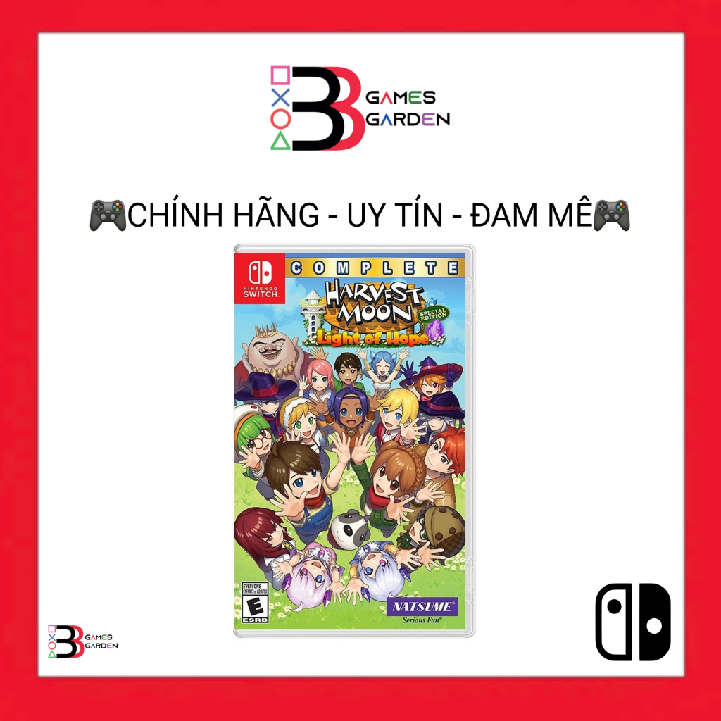 GAME NINTENDO SWITCH HARVEST MOON LIGHT OF HOPE SPECIAL EDITION COMPLETE