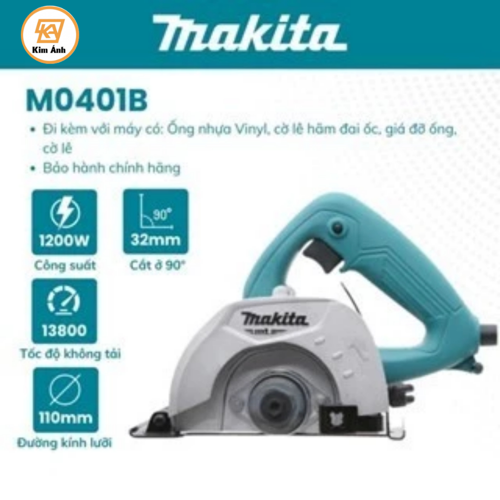 Máy Cắt Đá Gạch Makita M0401B (1200W-110MM) - Hàng Chính Hãng