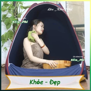 (Giao màu ngẫu nhiên)Lều xông hơi sau sinh tại nhà Kiều Phi, lều xông tự bung gấp gọn bảo hành 18 tháng