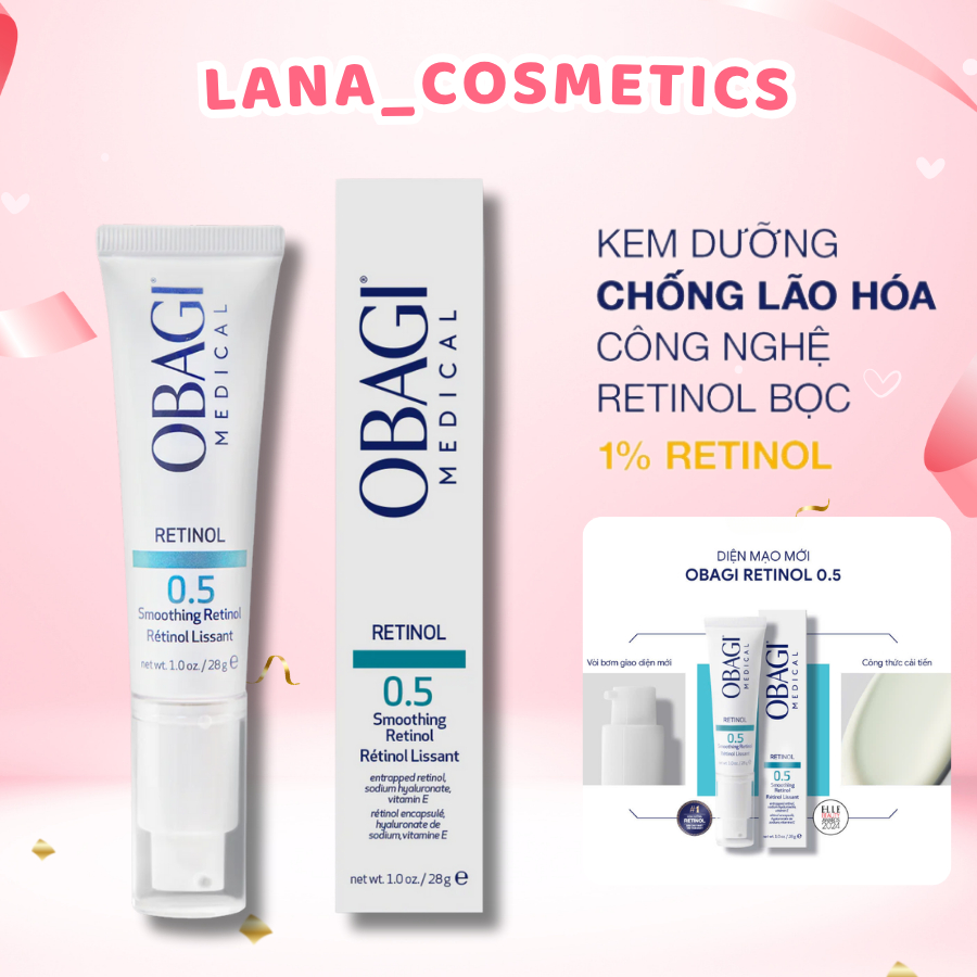 Kem Dưỡng Obagi Retinol 0.5% - 1% Chống Lão Hoá & Tái Tạo Da 28g