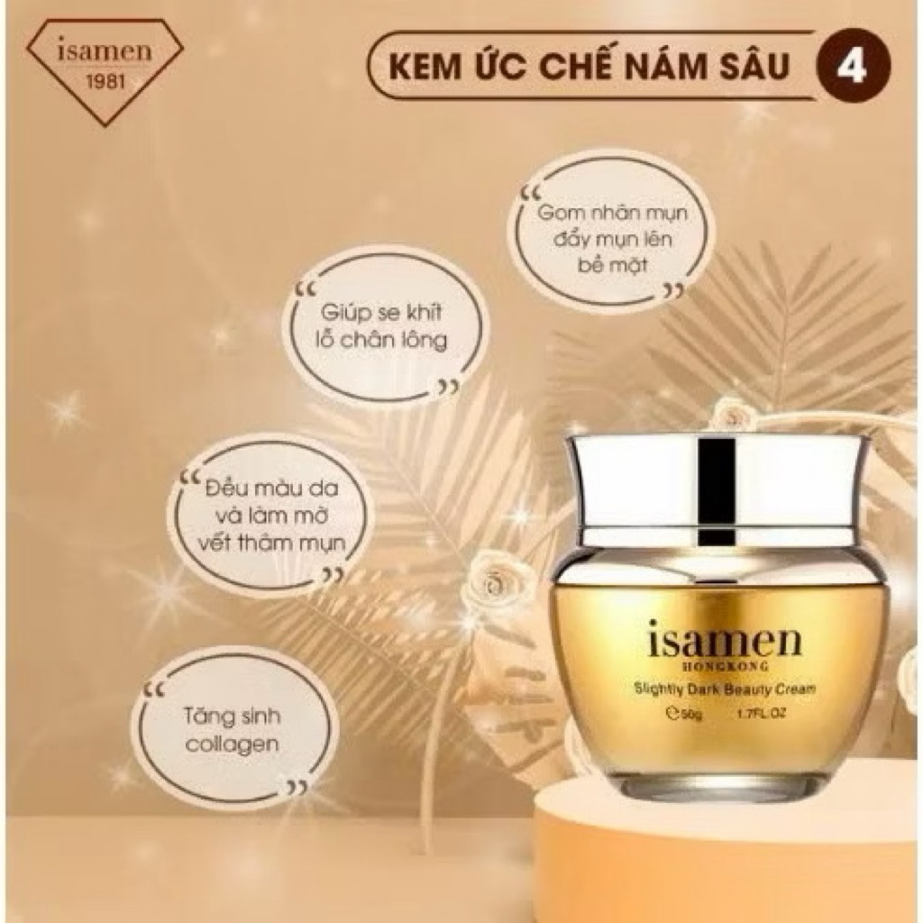 Kem ức chế nám sâu Isamen 30g (Slightly Dark beauty Cream)