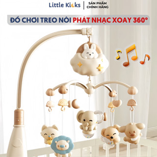 Đồ Chơi Móc Treo Nôi Cũi Có Nhạc và Đèn Xoay 360 Độ