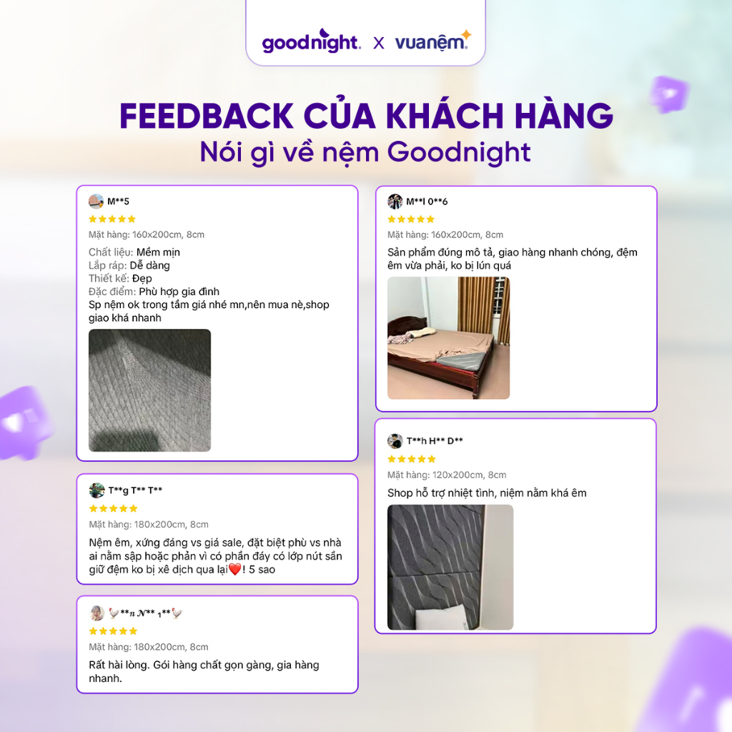 [TẶNG 2 GỐI] Nệm Gấp 3 Vua Nệm Goodnight Core (Akita) 8cm, Nệm Foam, Đệm sinh viên | BigBuy360 - bigbuy360.vn