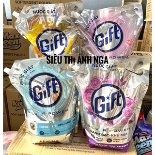 Nước Giặt Gift Hương Nắng Mai/Nắng Xuân/Ambery/Ellie Túi 3.6kg