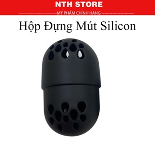  Hộp Đựng Mút Trứng Trang Điểm Silicon Nhựa Mềm Bảo Vệ Mút Tránh Bụi Bẩn 