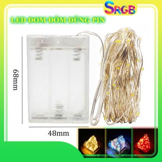 Đèn led đom đóm – Led hạt gạo – Dây led trang trí dùng pin – An toàn, tiện lợi