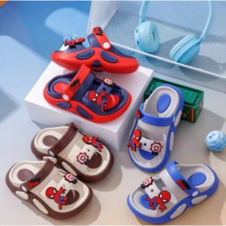 Dép lê trẻ em bé trai 2 quai B002-13 với thiết kế phong cách hotrend 2025 Nhẹ nhàng êm chân dễ đi cho bé