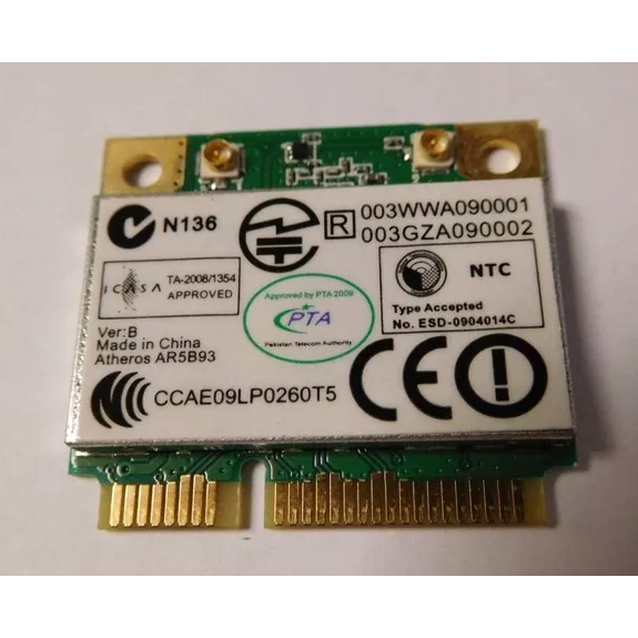 Card wifi atheros ar5b93 - Aspire 5741A, Aspire 5750, Aspire 5742, Aspire 5733