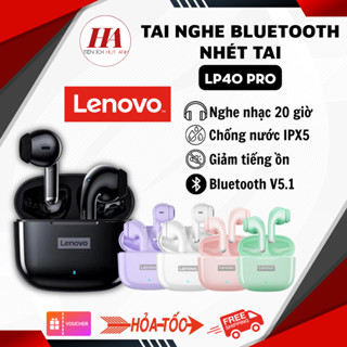 Tai Nghe Bluetooth Lenovo LP40 Pro TWS Tai Nghe - Tai Nghe Chống Ồn Chống Nước Hiệu Quả