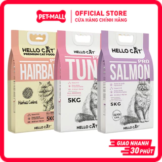 BAO 5KG - Thức ăn mèo Hello Cat Pro All Breeds Chính Hãng Petmall