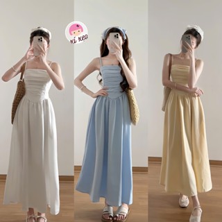  Váy 2 dây dáng dài đầm maxi phong cách tiểu thư xixeoshop - V480 