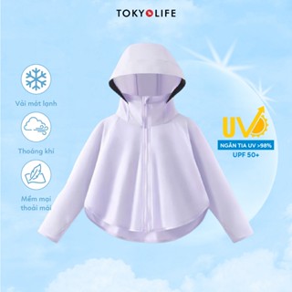 Áo chống nắng cho bé TOKYOLIFE áo khoác chống nắng Cool Ice chống tia UV cho bé gái 40005090