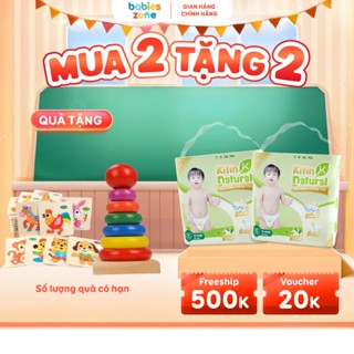[MUA 2 TẶNG 2 QUÀ] Tã/Bỉm quần Kitin Natural mỏng thoáng 2mm, kháng khuẩn size M44/L40/XL38/XXL36/XXXL34