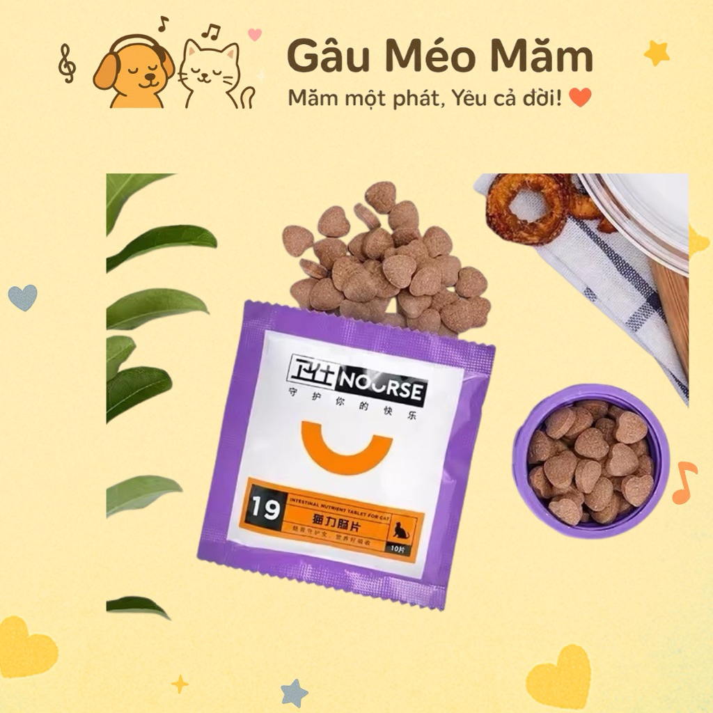 Vitamin Nourse cho mèo dinh dưỡng tăng cân cho mèo phòng tránh bệnh tật Gaumeomam