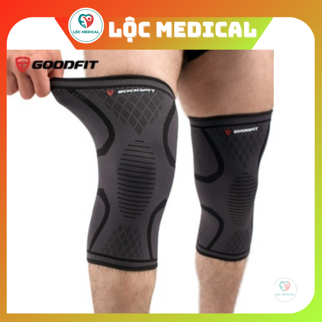 Băng đầu gối GoodFit GF518K bó gối thể thao đàn hồi