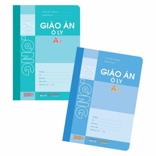 [Combo 3/1] Vở giáo án ô ly - 200 trang; Ms 314 (T4)