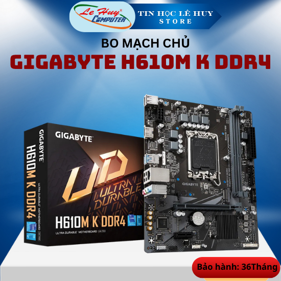 Mainboard Gigabyte H610M K DDR4 - Hàng Chính Hãng