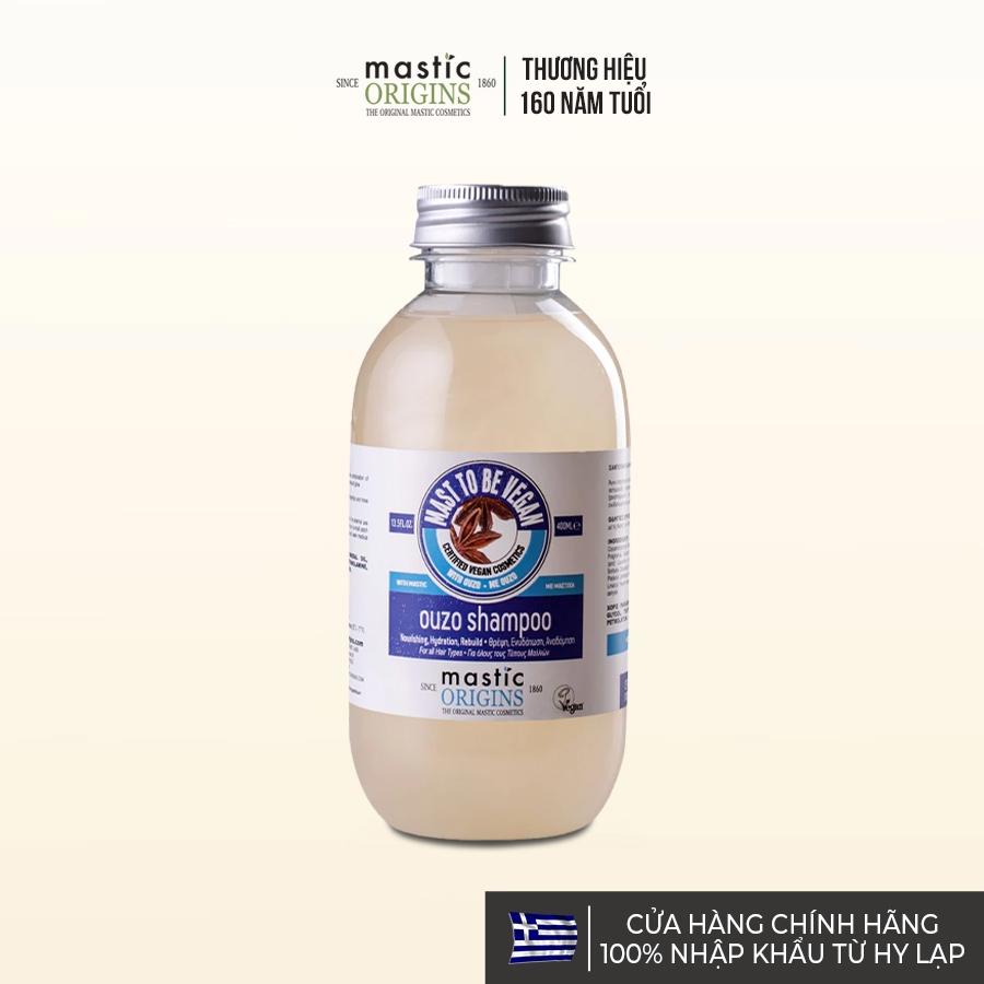Dầu gội nuôi dưỡng tóc hương hoa hồi Mastic Origins Ouzo Shampoo [H003] 400ml