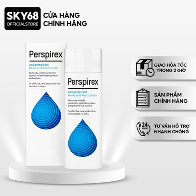Dung Dịch Khử Mùi Hôi Tay Chân PERSPIREX ANTIPERSPIRANT HAND AND FOOT LOTION 100ML