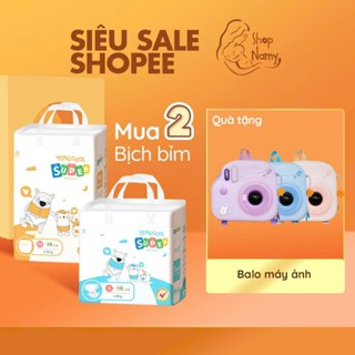 [TẶNG 1 BALO MÁY ẢNH] COMBO 2 BỊCH BỈM YINGCOOL SUPER ĐỦ SIZE CHO BÉ