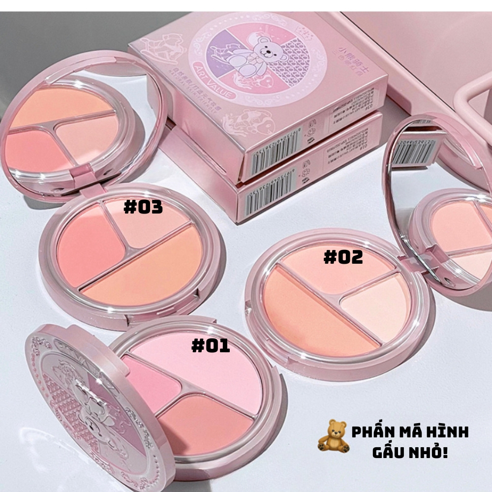 Ảnh 3 của Phấn má hồng BEABIAI dạng kem, dạng phấn lên màu tự nhiên, mịn lì, lâu trôi, siêu dễ tán