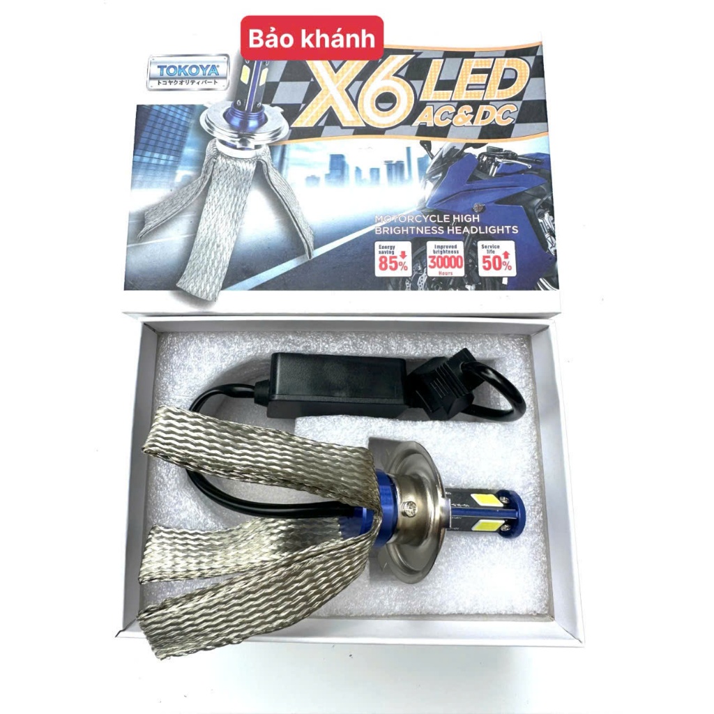 Bóng Led Xe Máy,Đèn Led 3Tim X6 Chân Đa Năng ,Đèn Led Xe Máy,Bóng Pha Xe Máy,Bóng Đèn Led Pha Xe Máy