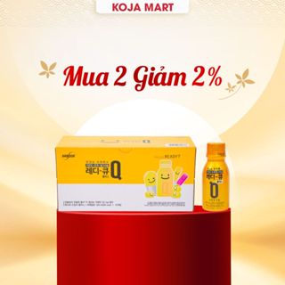Nước uống giải rượu, thải độc gan Hàn Quốc Ready Q hộp 10 chai x 100ml jung kwan jang