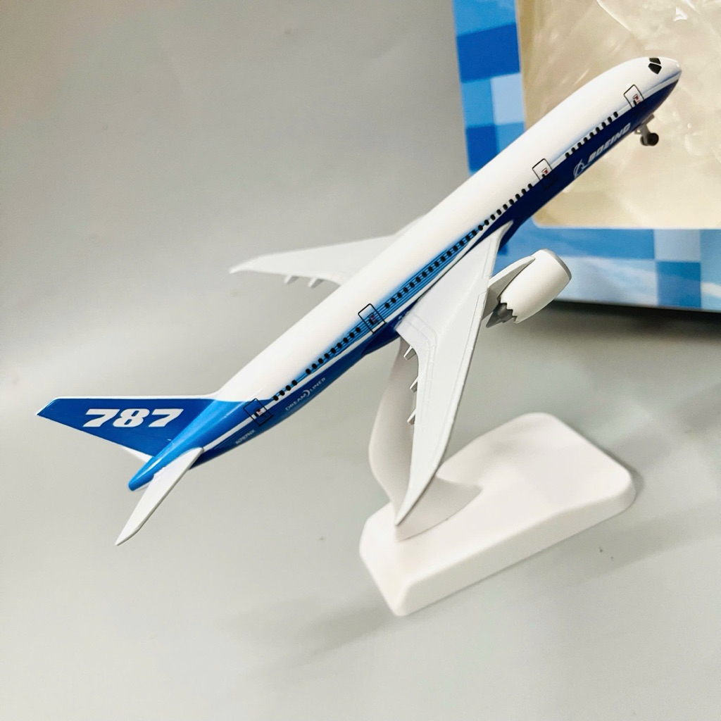 Máy Bay Boeing 787 Dreamliner 20Cm Kim Loại Cao Cấp Siêu Đẹp-Mô Hình Máy Bay Đồ Chơi