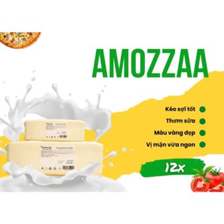 (GIAO CẢ NƯỚC) 500G PHÔ MAI MOZZARELA KÉO SỢI ( KHÔNG KÈM THÙNG XỐP + ĐÁ GELL)