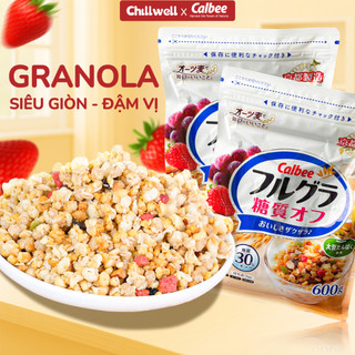   Date 10.12.2025  Ngũ cốc granola CALBEE túi 600g ngũ cốc ăn sáng tốt cho người ăn kiêng giảm cân 