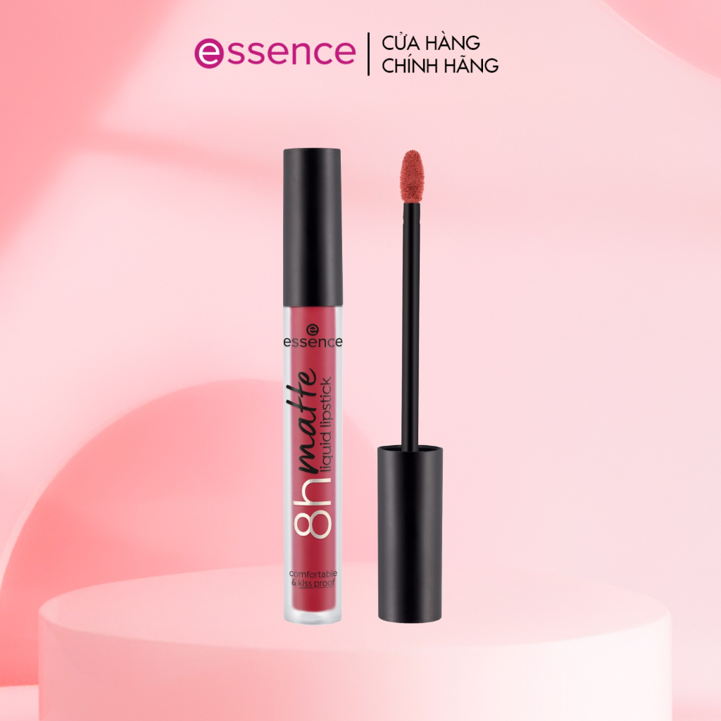 Son kem siêu lì Essence Matte Liquid Lipstick 8h bền màu sắc hồng cá tính 2,5ml