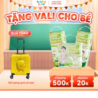   MUA 3 TẶNG VALI  Tã Bỉm KITIN NATURAL mỏng thoáng kháng khuẩn thấm hút tốt size NB S L M XL 2XL 3XL từ 44 miếng 