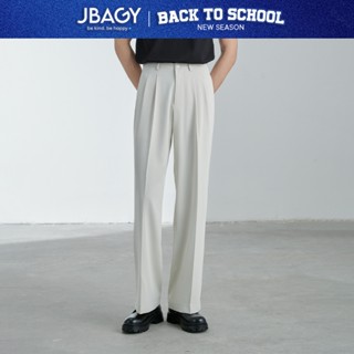 Quần tây nam ống rộng xếp ly suông đứng, cạp cao hách dáng chất vải lụa chống nhăn JBAGY - JD0108