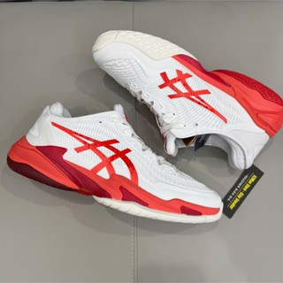 [X2Man] Giày Thể Thao Chuyên Pickleball Tennis Đế Trợ Lực Ma Sát Tốt Chống Lật Cổ Chân FF3 Trắng Đế Đỏ (Đặt tăng1sz)