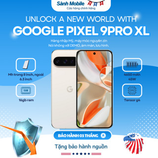 Điện thoại Google Pixel 9 Pro XL  16/128,256,512gb chính hãng Google, Sành Mobile