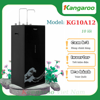 Máy lọc nước RO Hydrogen nóng lạnh Kangaroo KG10A12 10 lõi - [ MIễn Phí lắp HCM Hoả Tốc ]