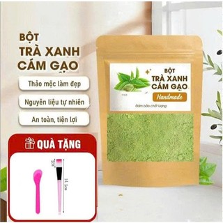 100 gr bột cám gạo trà xanh dưỡng sáng min da