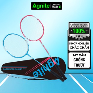 [Phối màu] Bộ 2 vợt cầu lông thiết kế mới Agnite, siêu bền, nhẹ TẶNG kèm hộp cầu và túi đựng