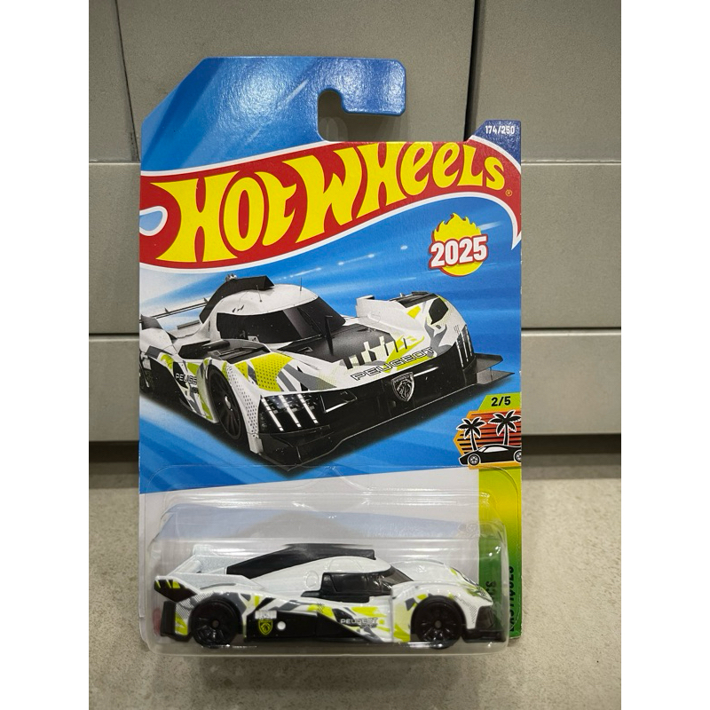 Xe mô hình đồ chơi cơ bản Hotwheels 1:64 - Peugeot 9X8 Hypercar/Hypervoiture