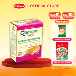 Bánh Bông Lan Quasure Light Bibica 126g - Thực phẩm dành cho người ăn kiêng, tiểu đường