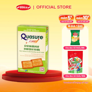 Bánh Quy Quasure Light Sữa Bibica 140g - Thực phẩm dành cho người ăn kiêng, tiểu đường